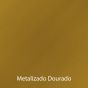 Chapado Metalizado Dourado - Porcelana 2