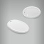 Medalha Oval com Furo 5x3,5cm - Relevo 2