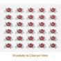 Border Rose F - 22x14mm 1