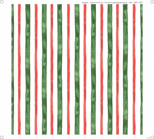 Striped Christmas - Porcelana 1