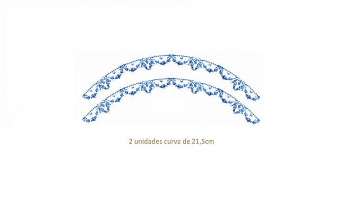 Eva Azul - Curva de 21,5cm 1