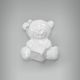 Aplique Urso Com Dado