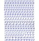 Alfabeto Mini - Azul 1