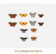 Mix of Butterflies - 25mm 1