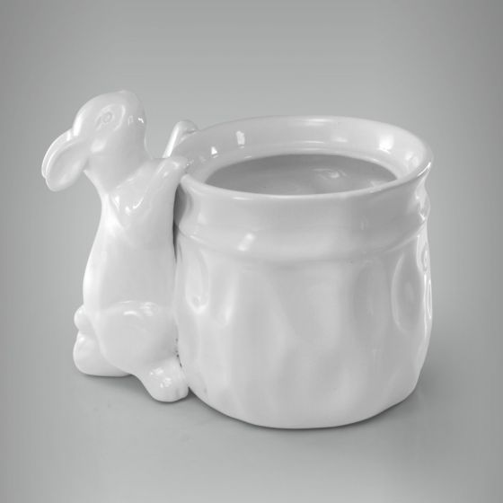 Coelho Com Vaso Papel 1