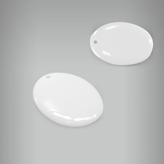 Medalha Oval 02 Com Furo - 3,5x2,7cm 1