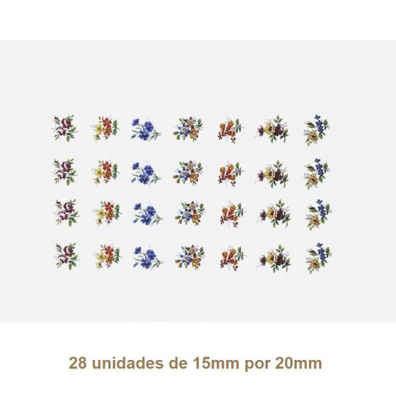 Floral M - 15x20mm 1